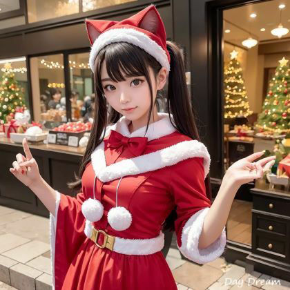 猫耳クリスマス サンプル2ページ目