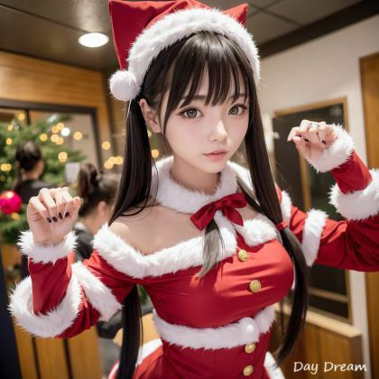 猫耳クリスマス サンプル3ページ目