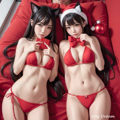 猫耳クリスマス サンプル9ページ目