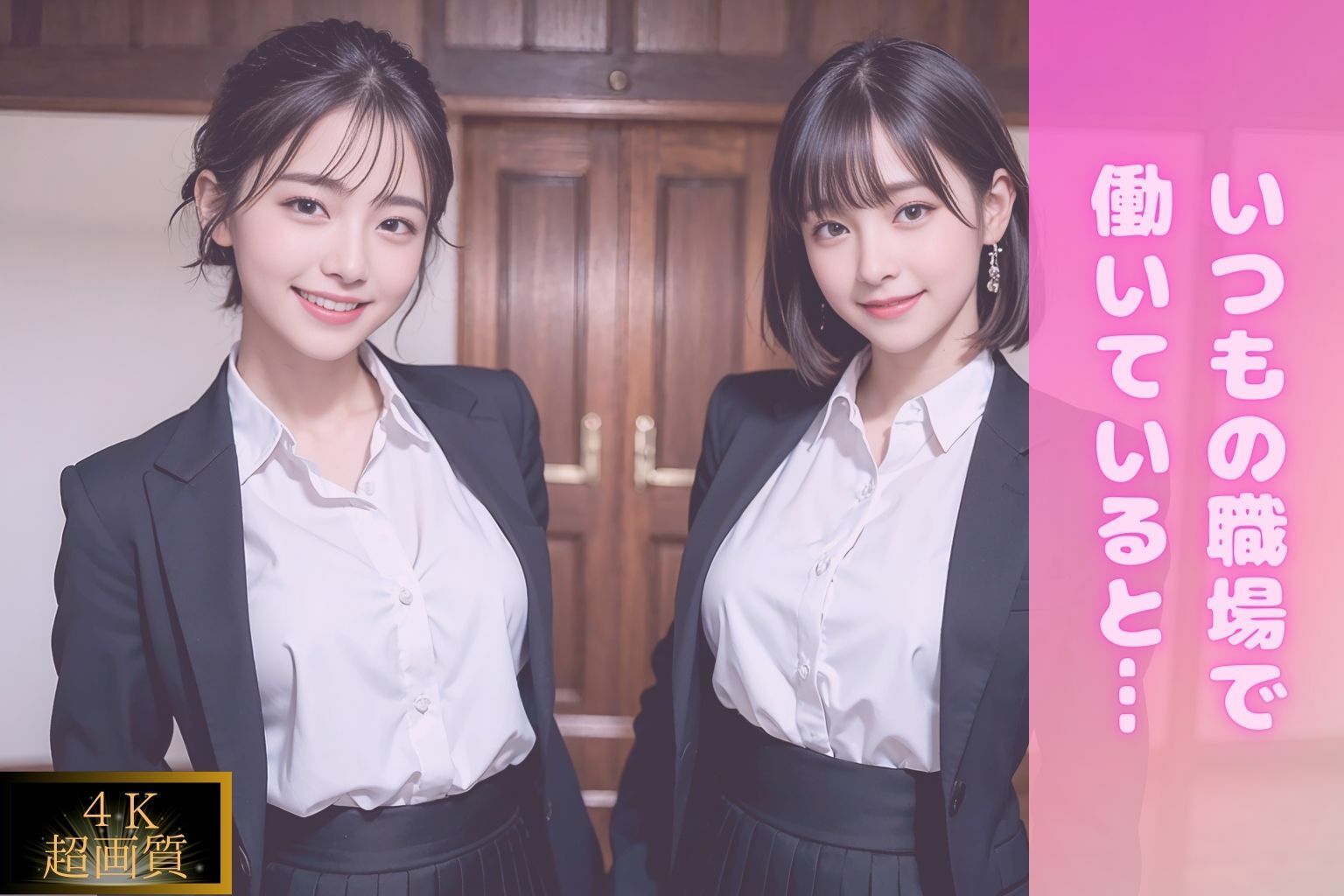 【痴女】ビッチな後輩達 サンプル2ページ目