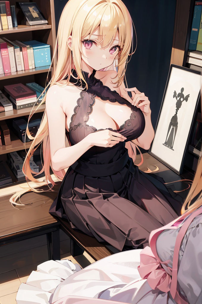 巨乳美女【妄想イラスト美女図鑑vol.22】 サンプル4ページ目
