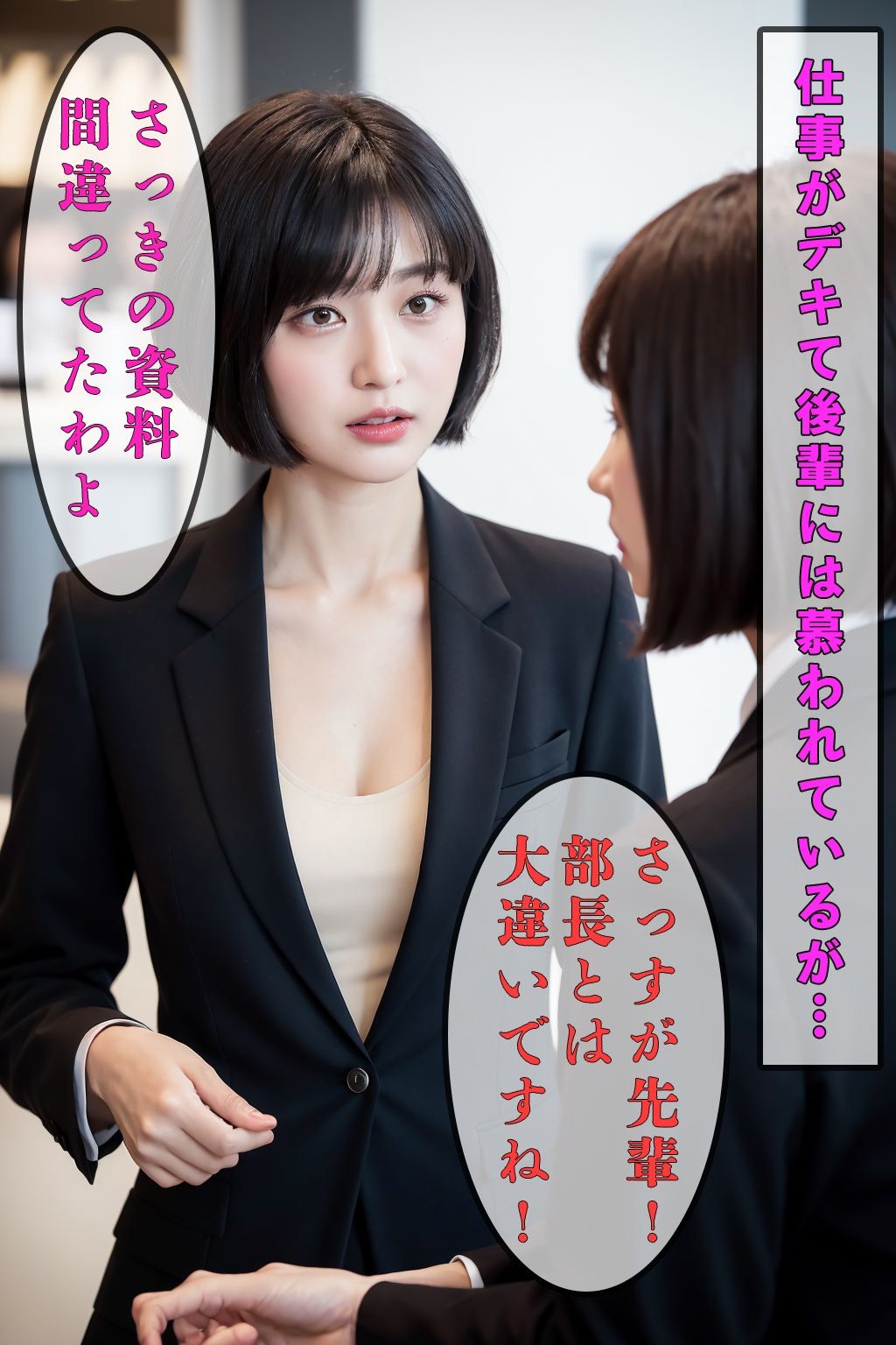 軽蔑しているセクハラ上司に無理やり犯●れ完全メス堕ち サンプル2ページ目