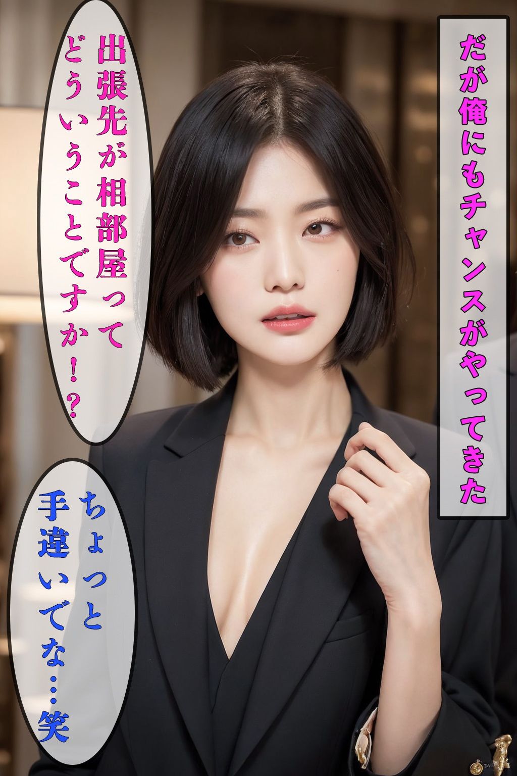 軽蔑しているセクハラ上司に無理やり犯●れ完全メス堕ち サンプル4ページ目