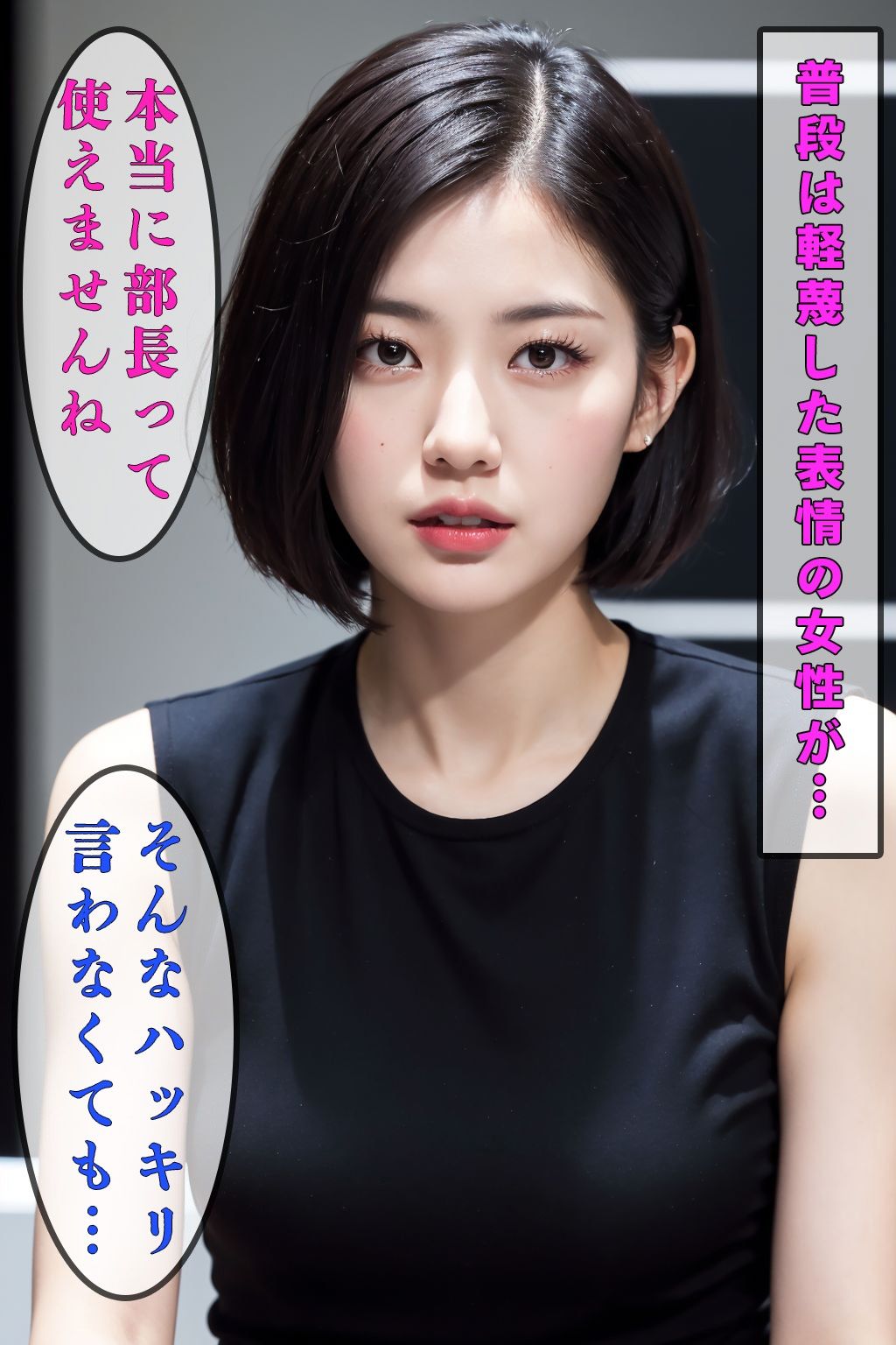軽蔑しているセクハラ上司に無理やり犯●れ完全メス堕ち サンプル8ページ目