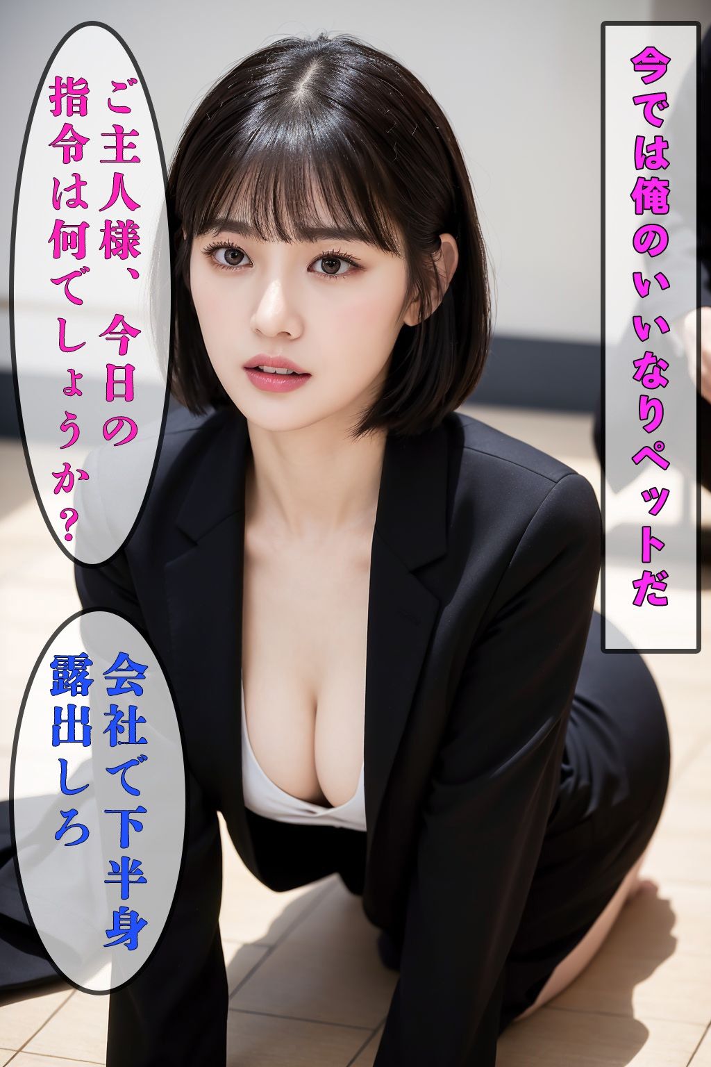軽蔑しているセクハラ上司に無理やり犯●れ完全メス堕ち サンプル9ページ目