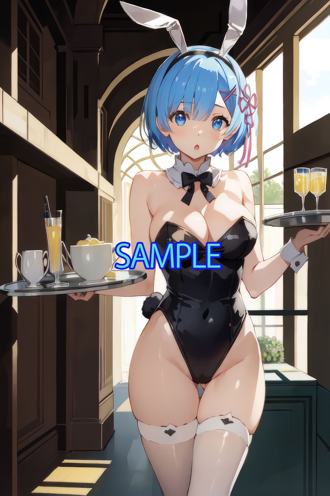 Re:ゼロから始める異世界性活:レムのお◯んこを使い倒す サンプル3ページ目