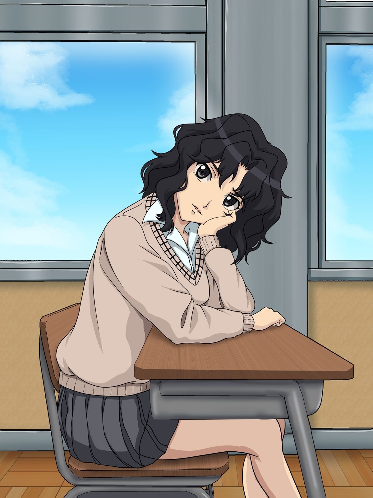 学校で・・・ サンプル1ページ目
