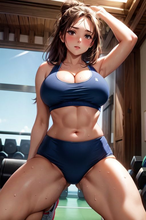 爆乳AIマッスル1 サンプル9ページ目