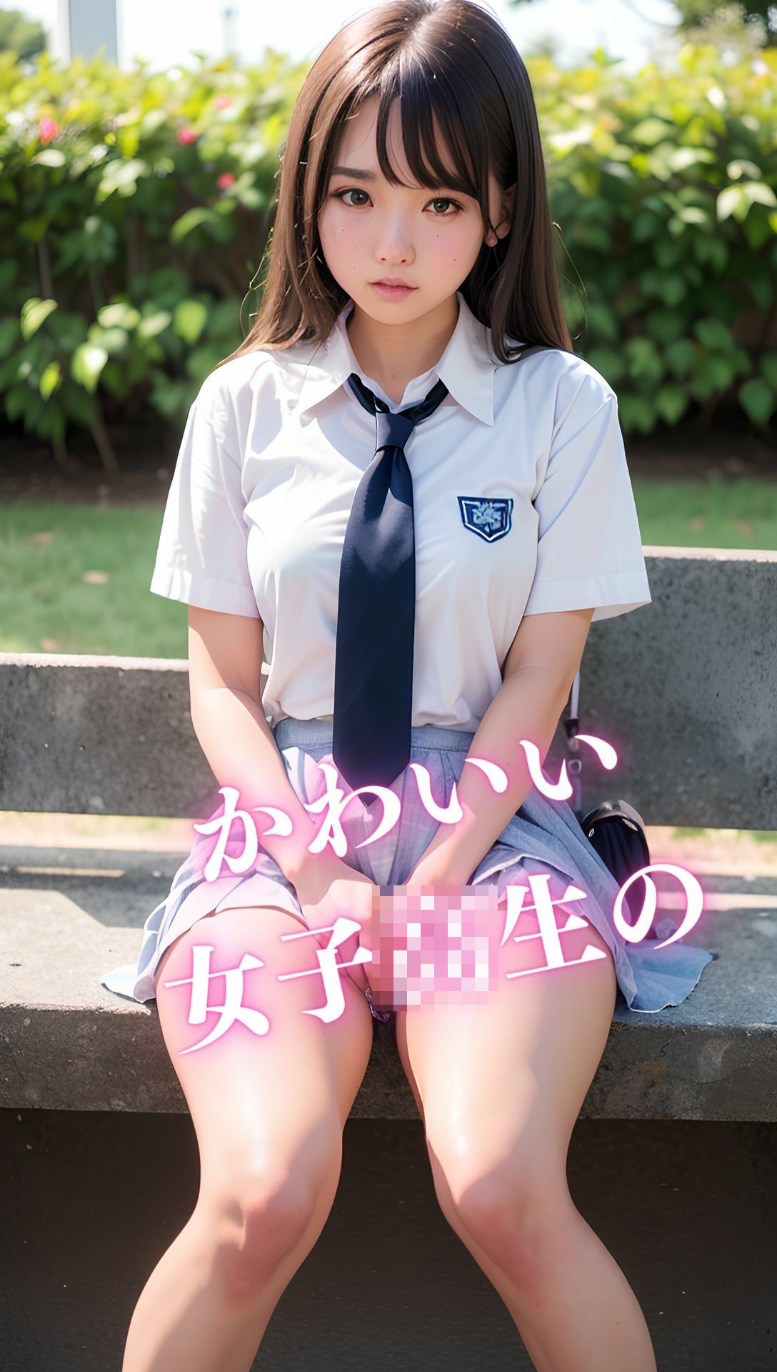 女子校生のスカートの下は汚パンツ！？ノーパン！？ サンプル1ページ目