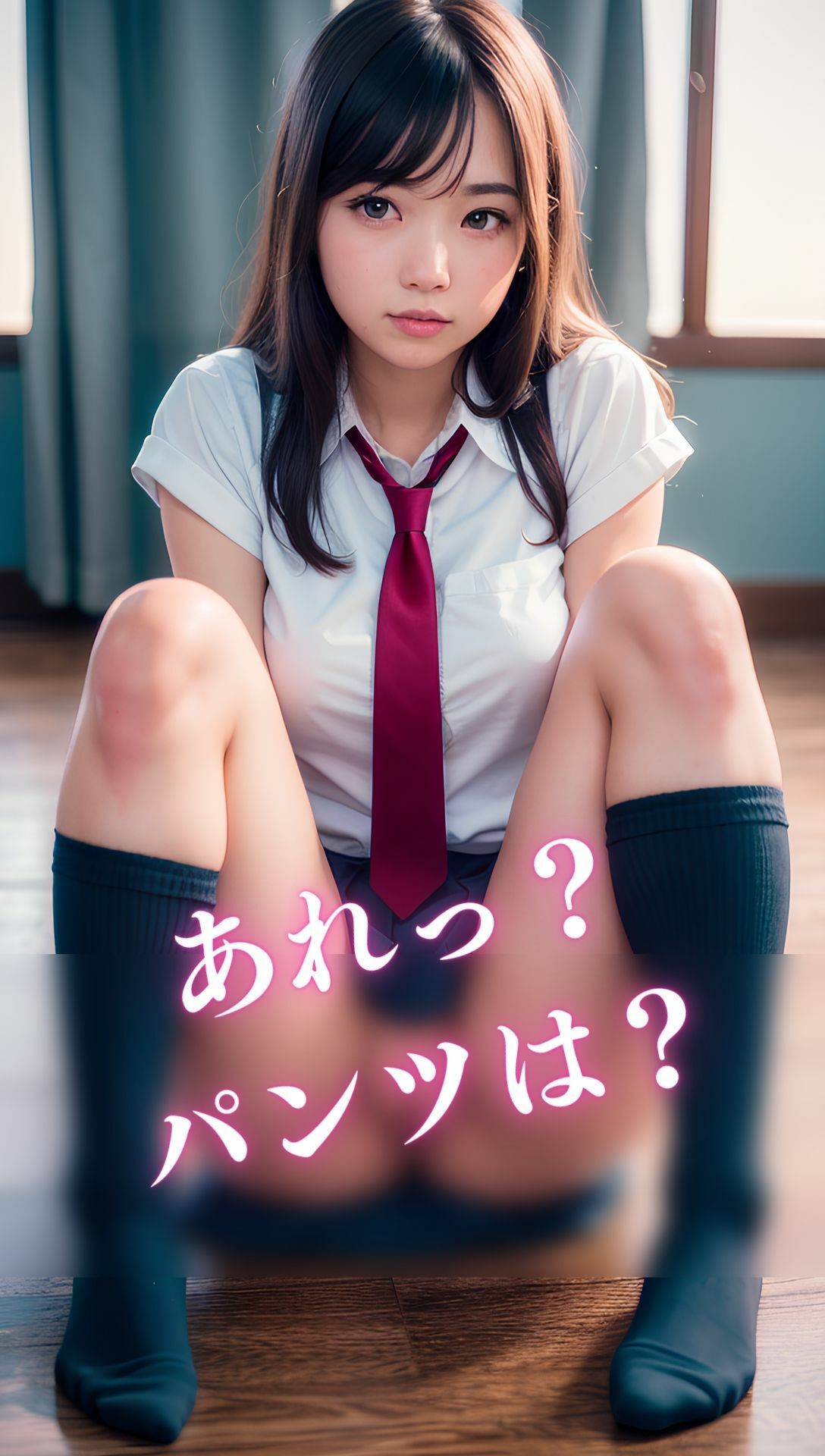 女子校生のスカートの下は汚パンツ！？ノーパン！？ サンプル5ページ目