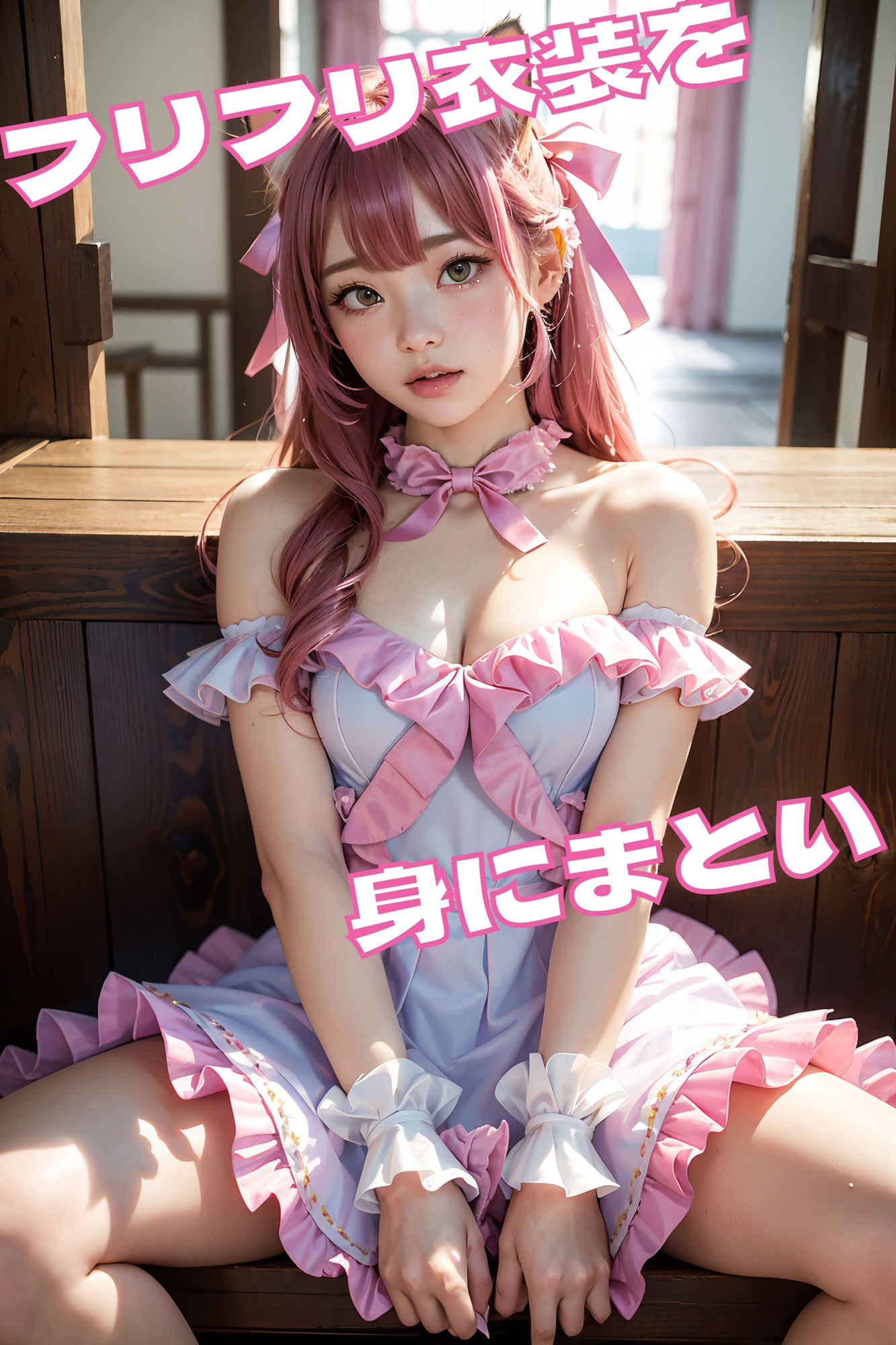 超大量！！猫耳アイドルをガッツリ中出しで孕ませた時の写真 サンプル1ページ目