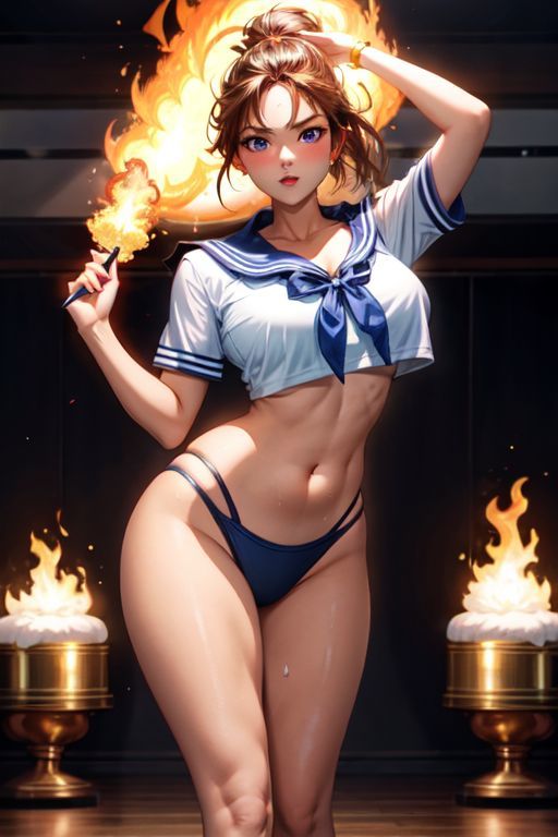 爆乳AIセーラーハイレグビキニ1 サンプル9ページ目