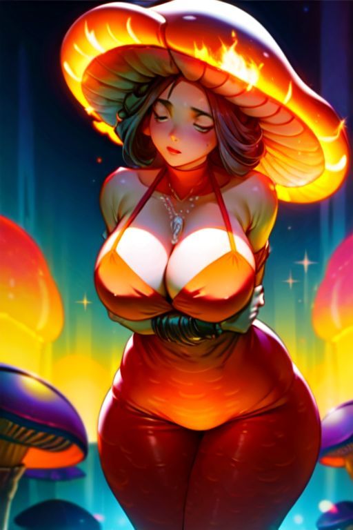 爆乳AIキノコ娘1 サンプル9ページ目