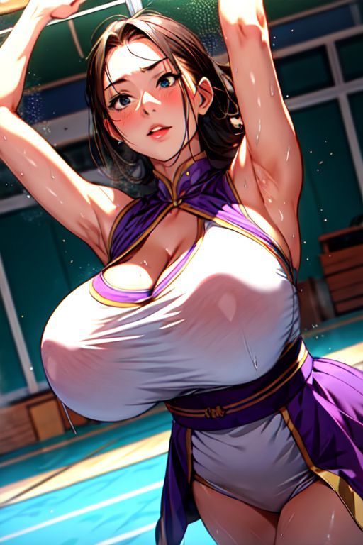 爆乳AI乳バウンド1 サンプル5ページ目