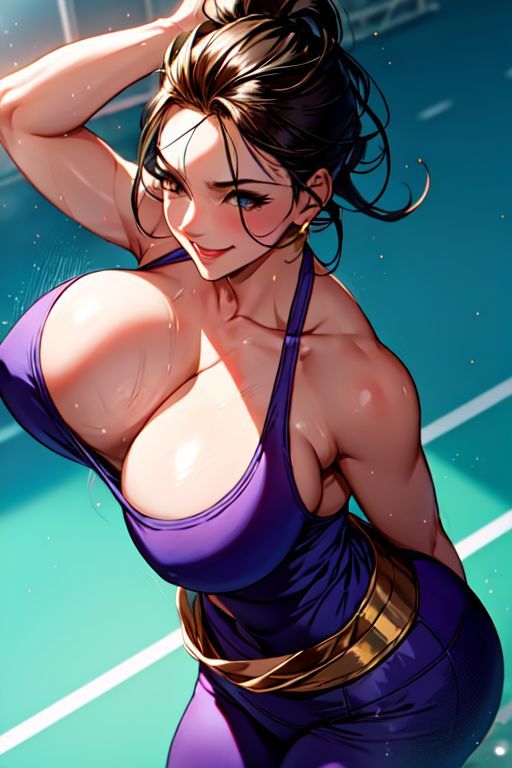 爆乳AI乳バウンド1 サンプル6ページ目