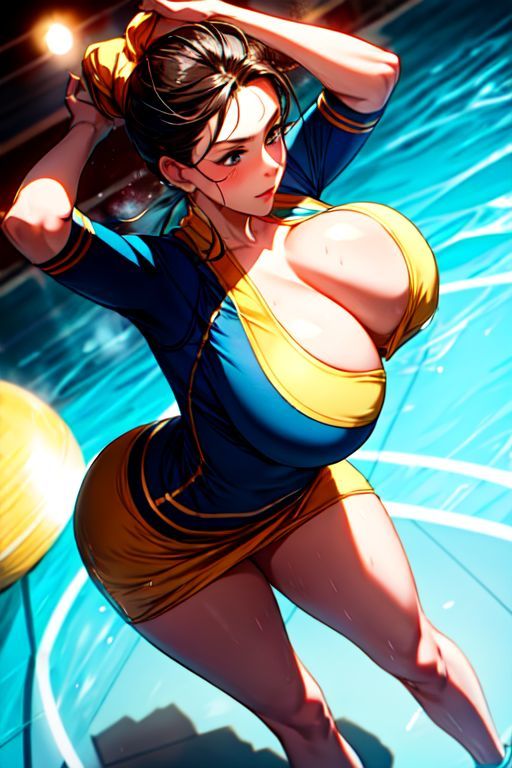 爆乳AI乳バウンド1 サンプル7ページ目