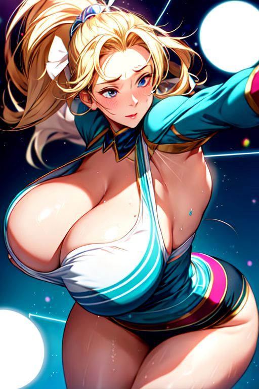 爆乳AI乳バウンド1 サンプル9ページ目