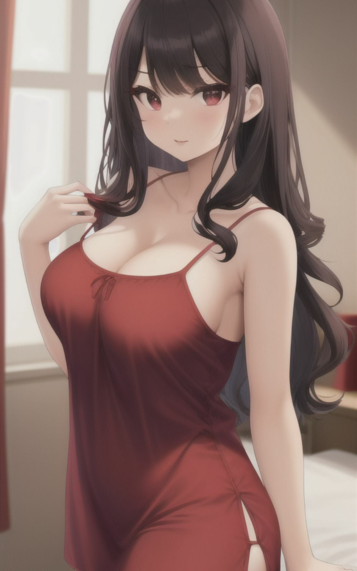 AI美女イラストvol.22僕の彼女とランジェリー サンプル1ページ目