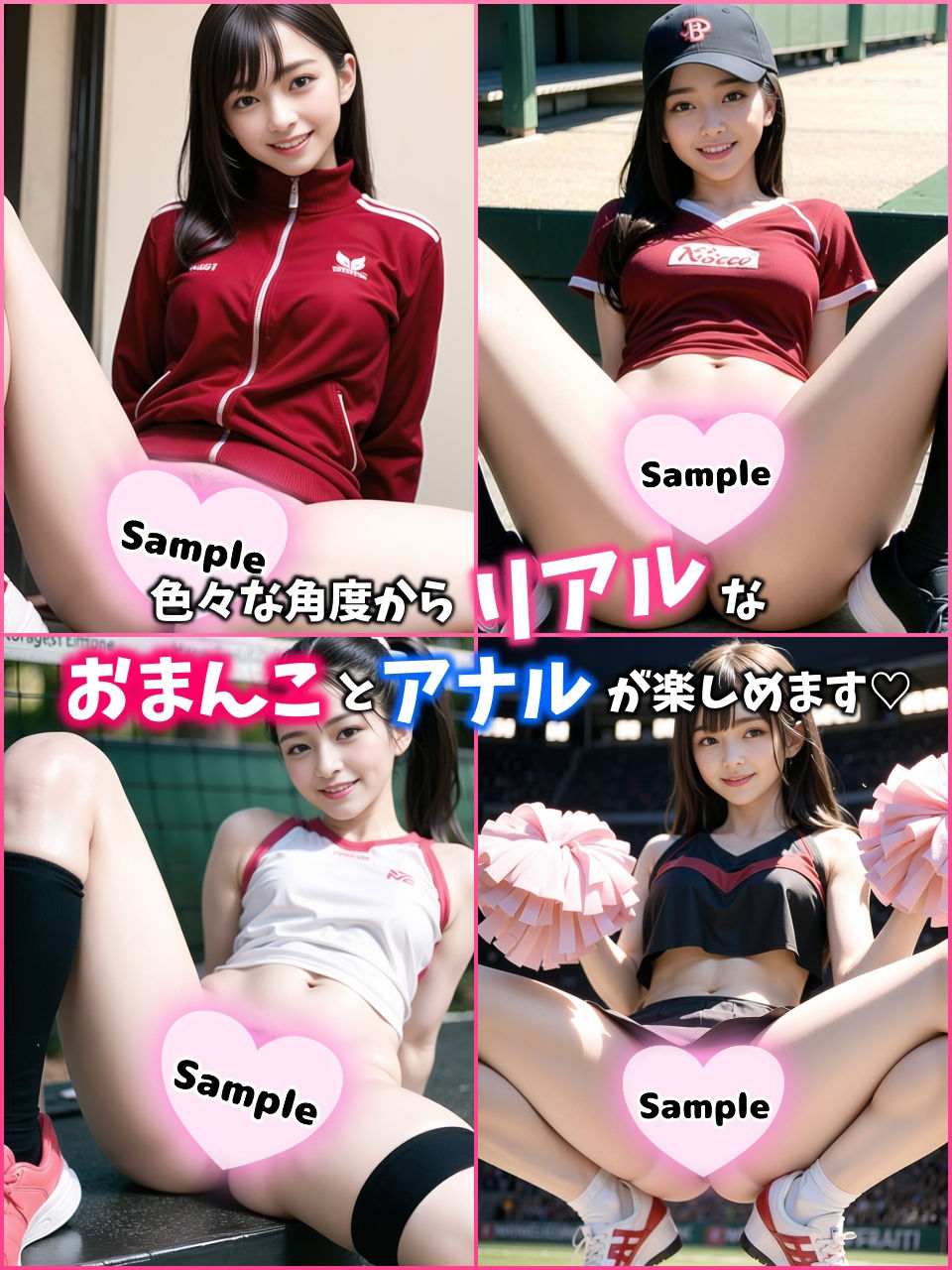 部活JK開脚おまんこ見せつけ画像集 【Vol.1】 サンプル8ページ目