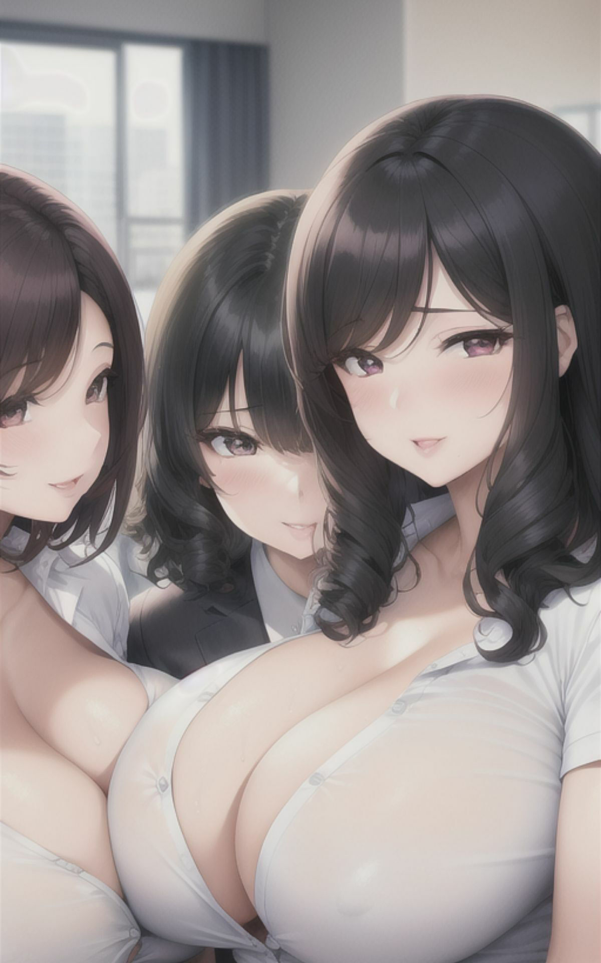 AI美女イラストvol.25えちえちOLの日常 サンプル7ページ目