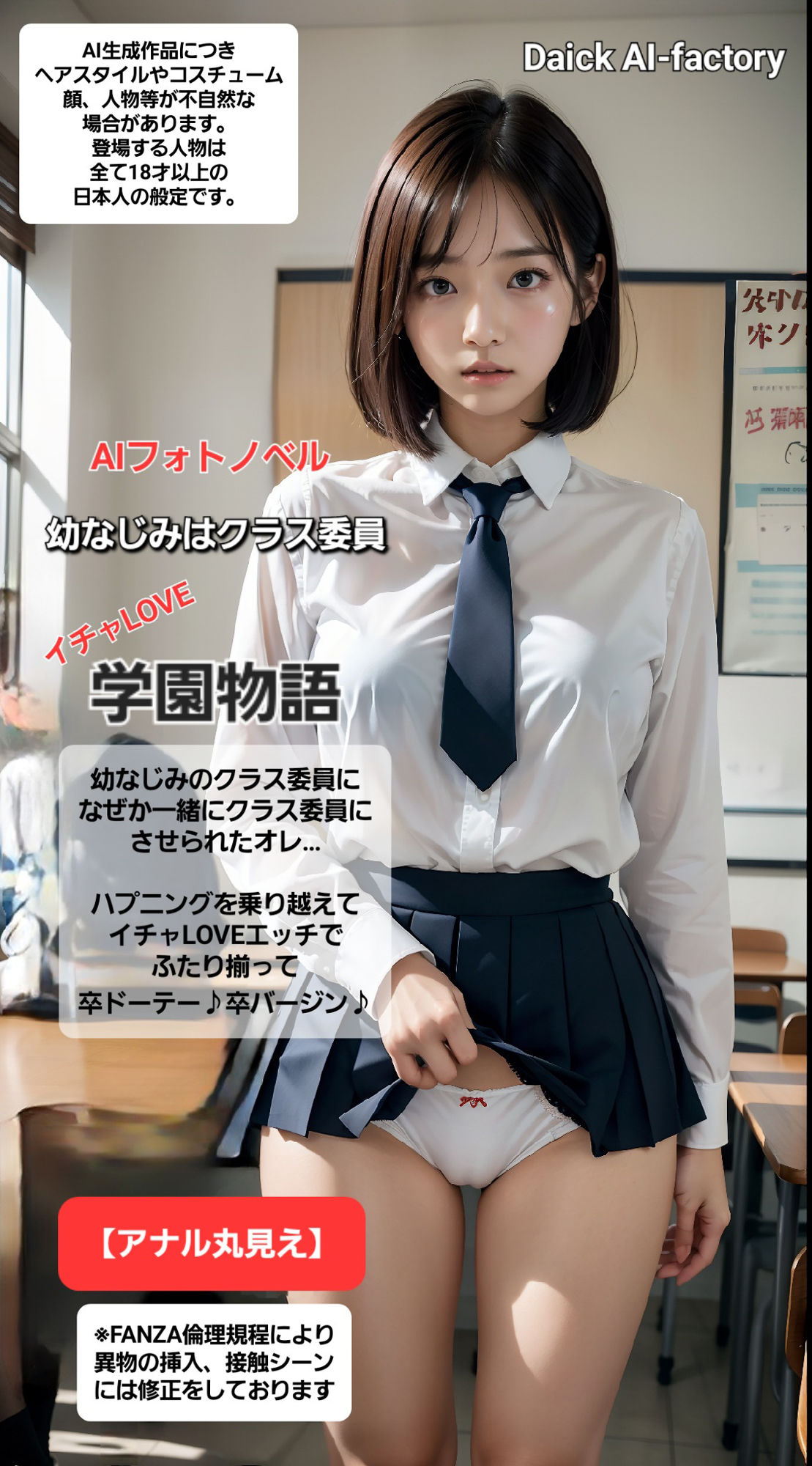 幼なじみはクラス委員 イチャLOVE学園物語 サンプル1ページ目
