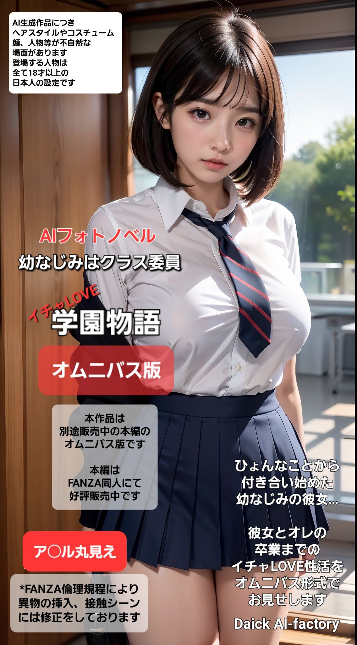 幼なじみはクラス委員 イチャLOVE学園物語 オムニバス版 サンプル1ページ目