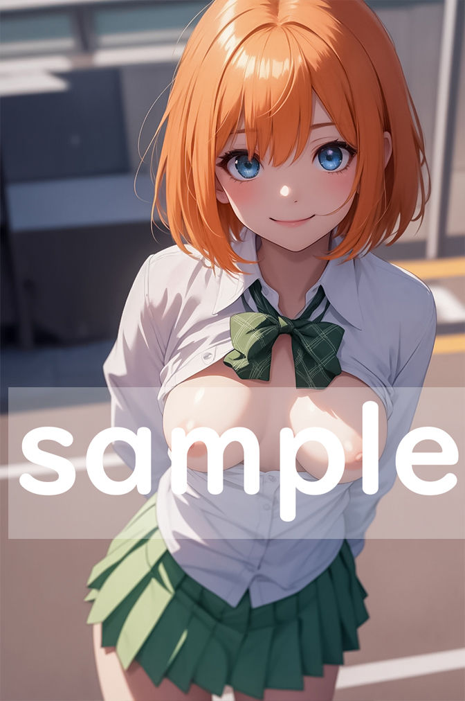 【揺れるおっぱい動画付】五等分●花嫁〜四葉 サンプル1ページ目