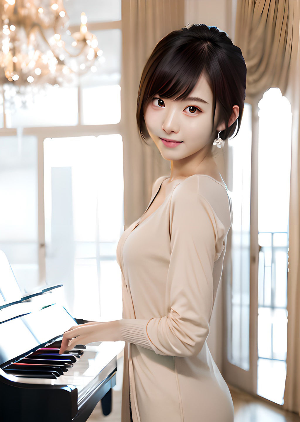 Real Nude AI GIrl3 サンプル1ページ目