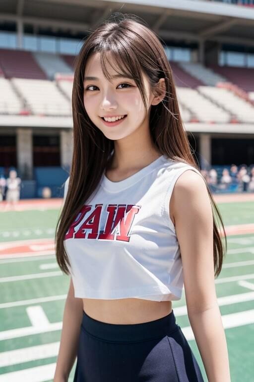 AI生成美女写真集 vol8 チアガ美女 サンプル3ページ目