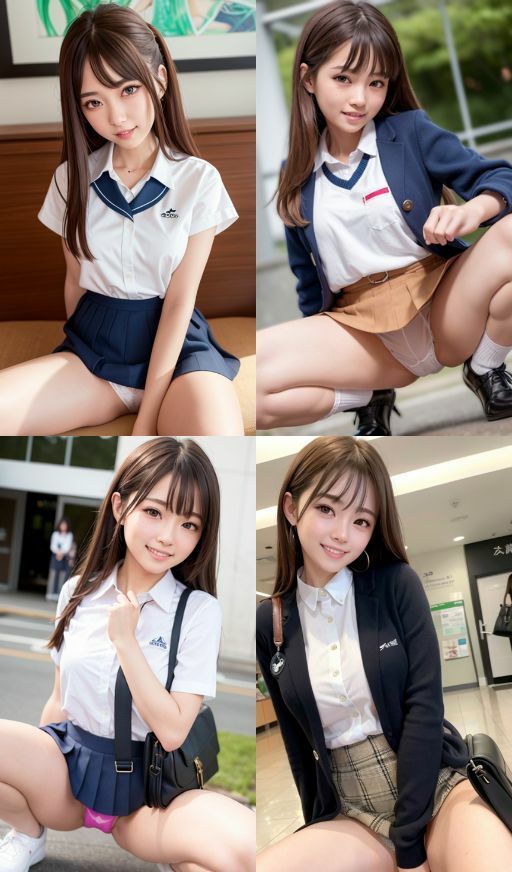 AI美女おぱんつJK〜おぱんつJKこすちゅーむ〜 ぱんつ ぱんちら ぱんもろ パンティ M字開脚 日本人 美人 美少女 女子校生 女子校生 学校 学園 制服 生徒 教師 グラビア写真集 アイドル 可愛い 激カワ 巨乳 並乳 むちむち スポーツ コスプレ AI生成 サンプル2ページ目