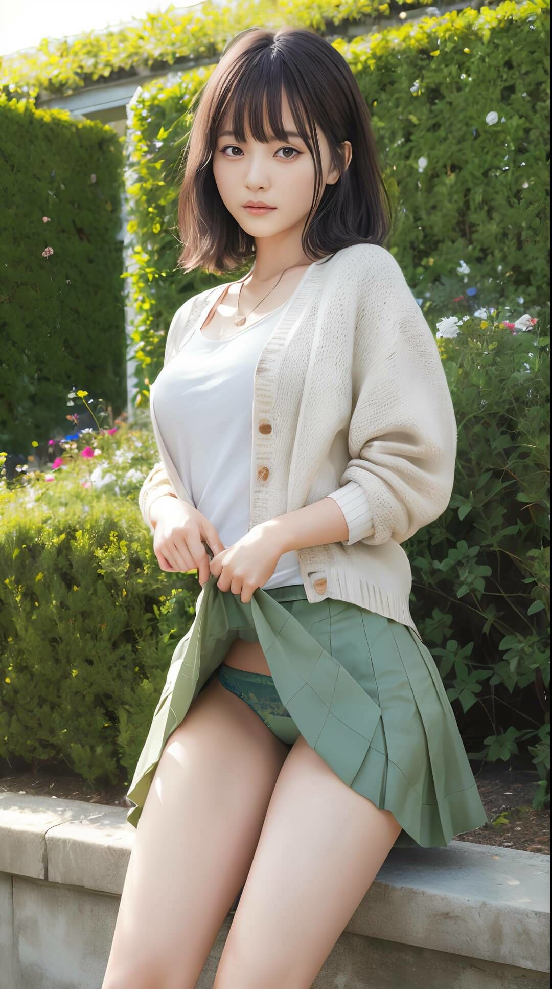 全力のパンチラ懇願 可愛いあの娘が自らスカートをたくし上げてパンティーを見せてくれた件 1 サンプル3ページ目