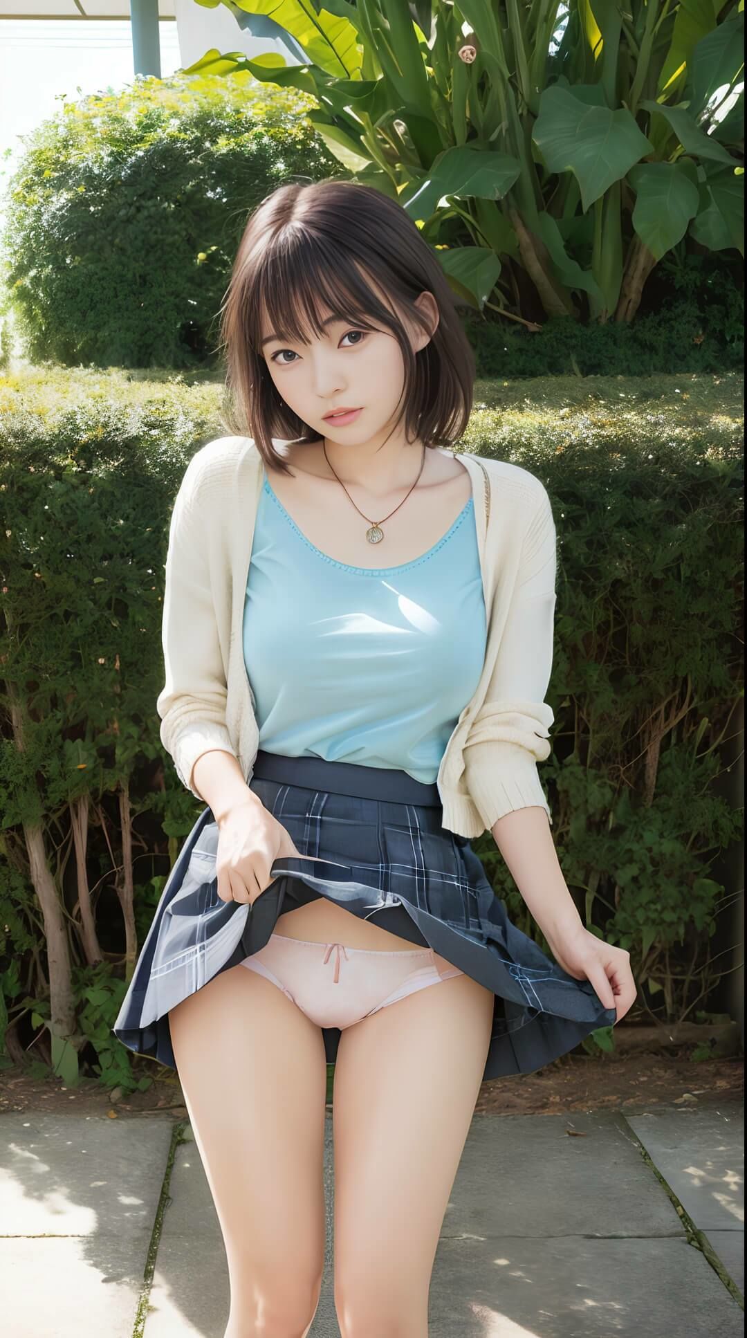 全力のパンチラ懇願 可愛いあの娘が自らスカートをたくし上げてパンティーを見せてくれた件 1 サンプル6ページ目