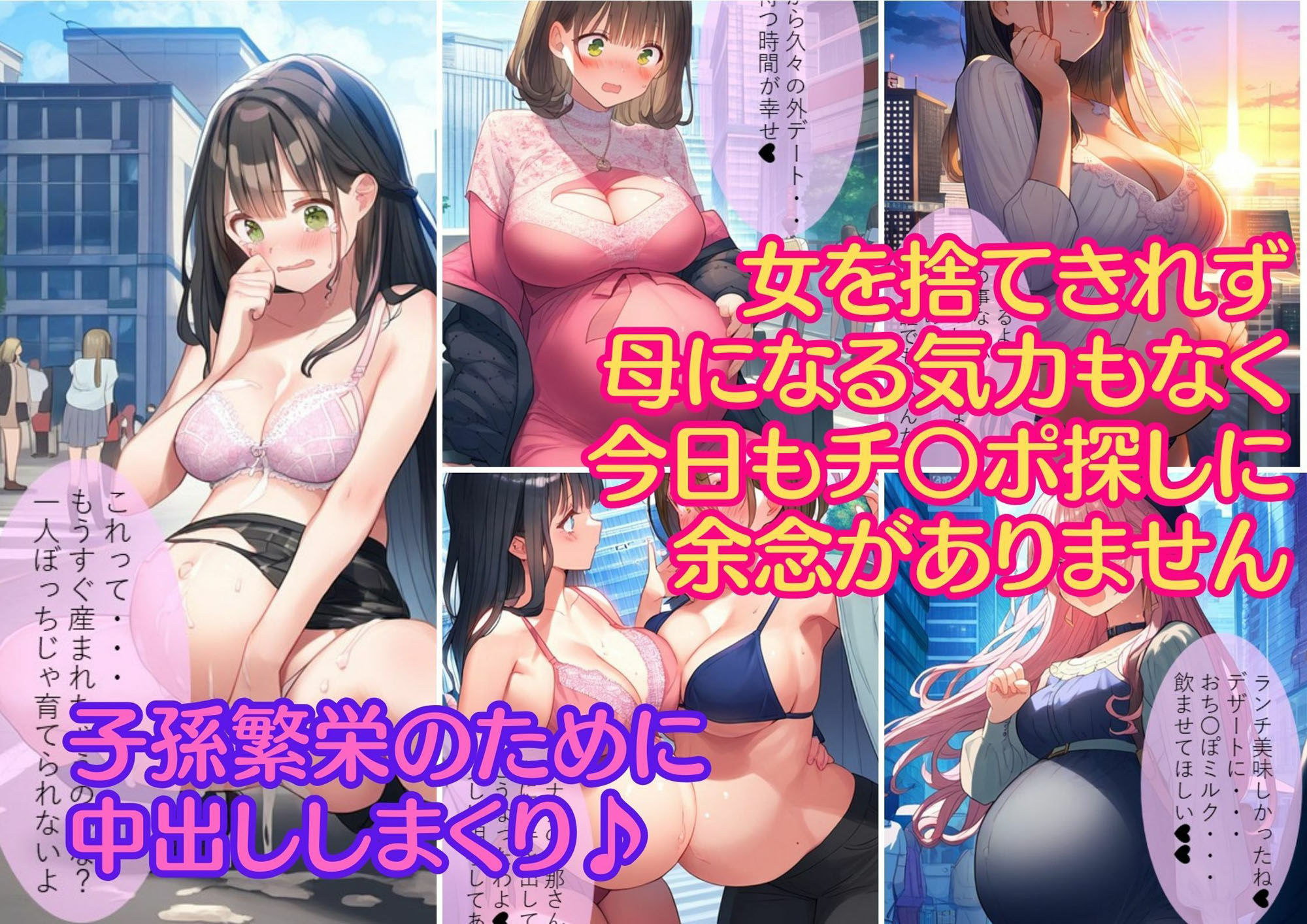 【妊婦NTR・ai生成】腹ボテ巨乳妊婦を生オナホ化に成功！寝取り寝取られセリフ付AIイラスト集133p サンプル5ページ目