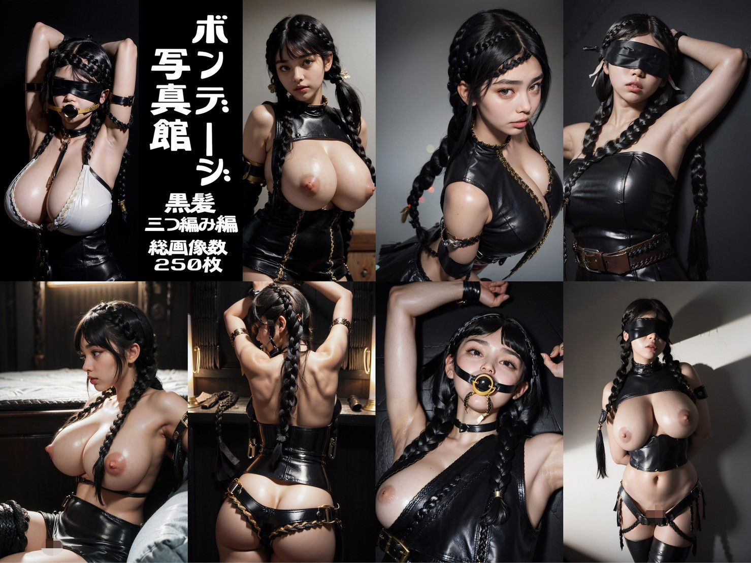 ボンデージ写真館 黒髪 THE BEST サンプル5ページ目
