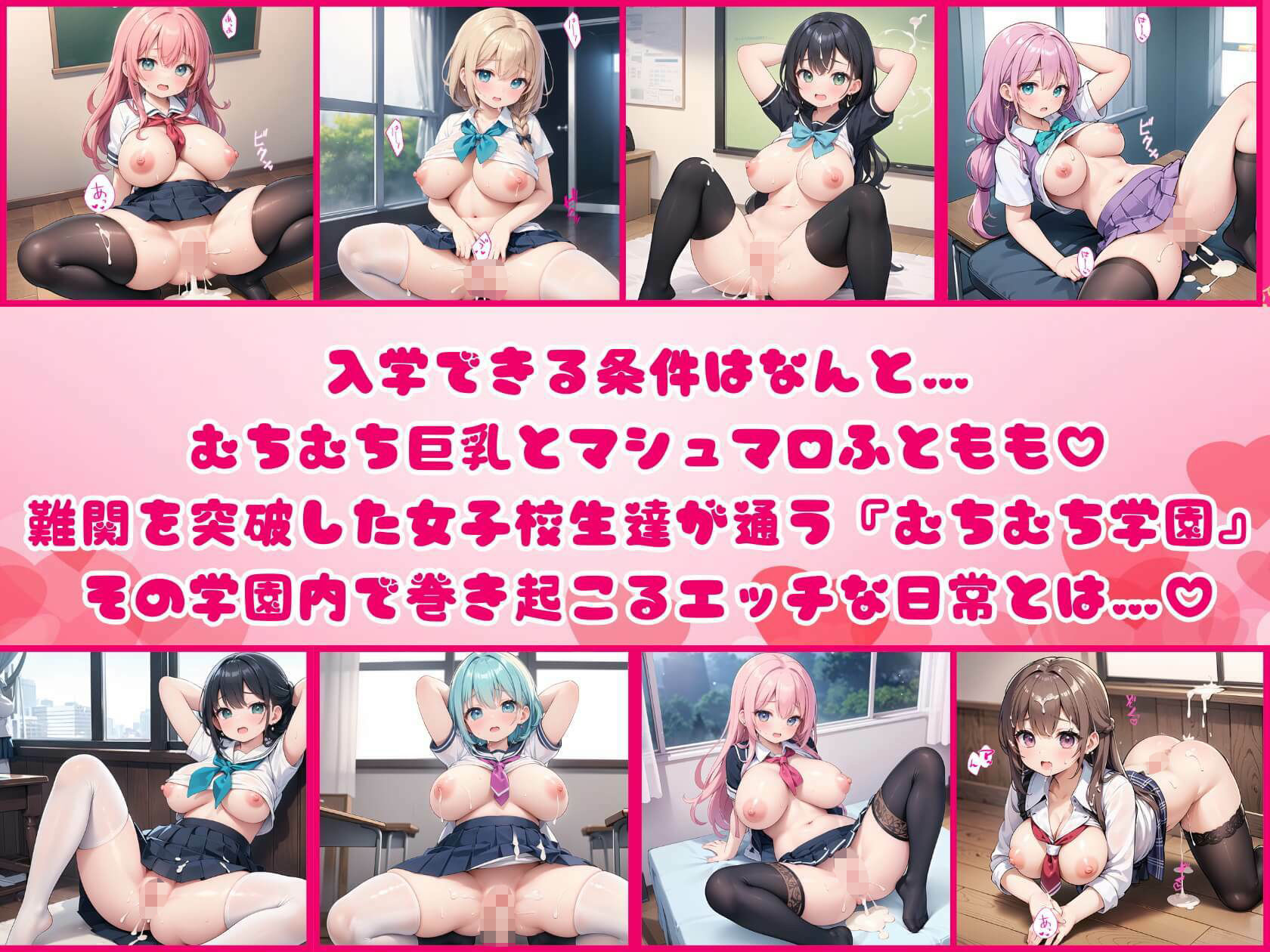 男は全員悩殺！むちむち学園【豪華CG420枚収録】 サンプル1ページ目