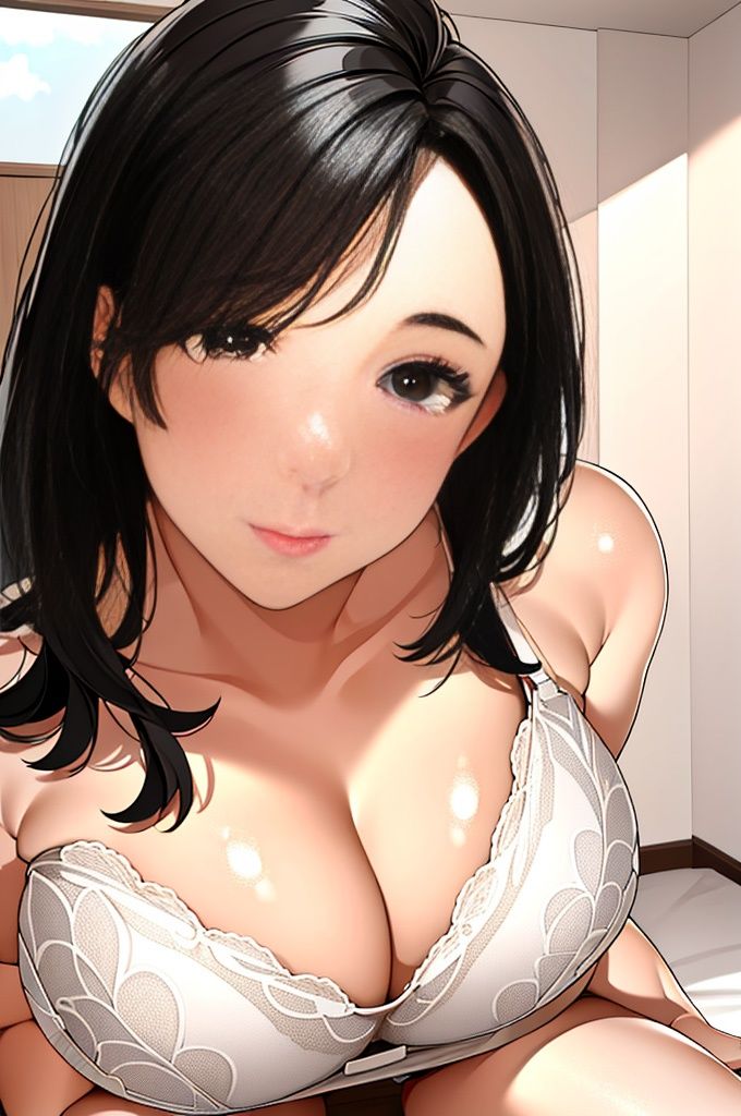 下着美女【妄想イラスト美女図鑑vol.26】 サンプル2ページ目