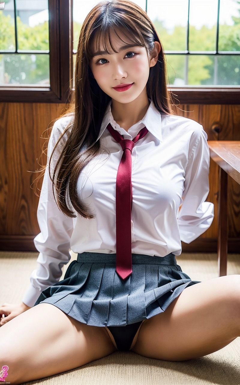 可愛くて美女揃いのJK開脚パンティ丸見え写真集 2巻 メコスジ薄ぼかし処理済み 100ページ サンプル4ページ目