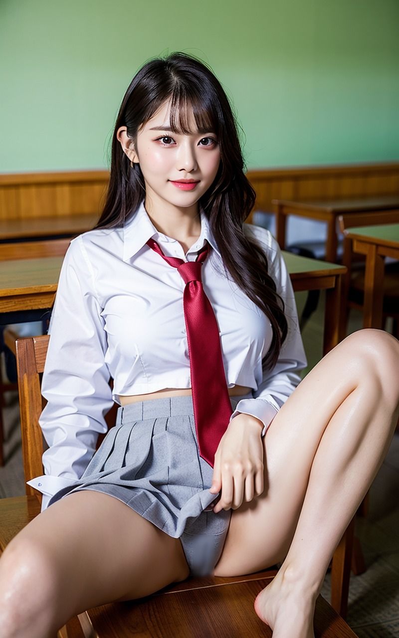 可愛くて美女揃いのJK開脚パンティ丸見え写真集 2巻 メコスジ薄ぼかし処理済み 100ページ サンプル5ページ目