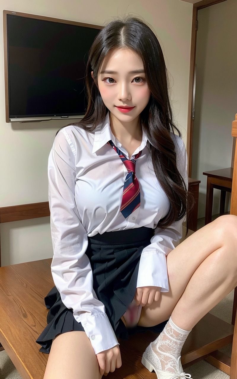 可愛くて美女揃いのJK開脚パンティ丸見え写真集 2巻 メコスジ薄ぼかし処理済み 100ページ サンプル6ページ目