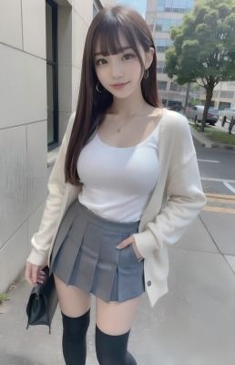 清楚系ギャル彼女と初お家デート サンプル1ページ目