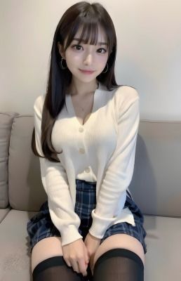 清楚系ギャル彼女と初お家デート サンプル2ページ目