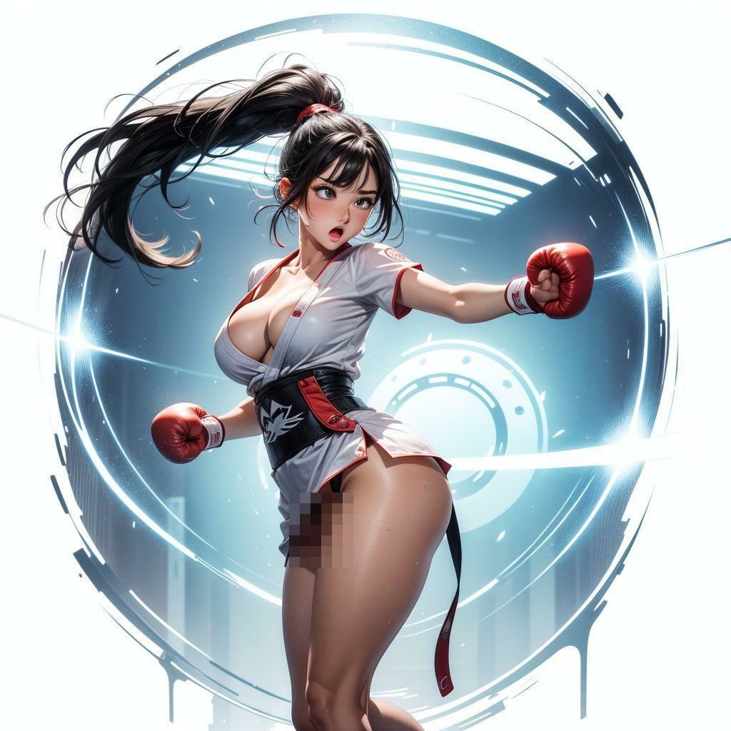 戦う乙女 サンプル10ページ目