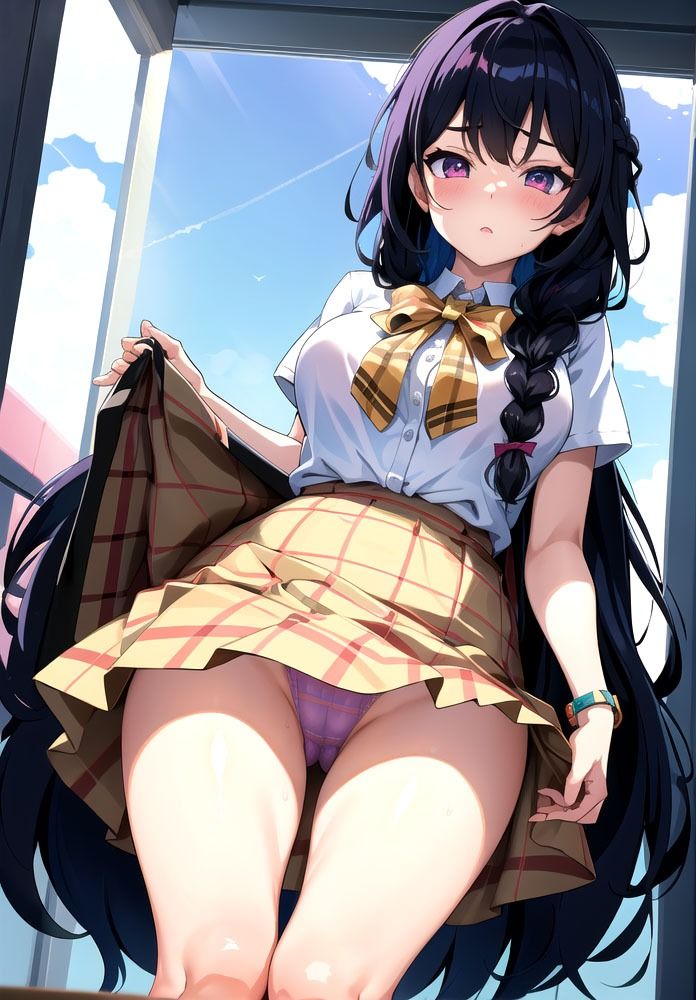可愛すぎる女子スカートめくり サンプル2ページ目