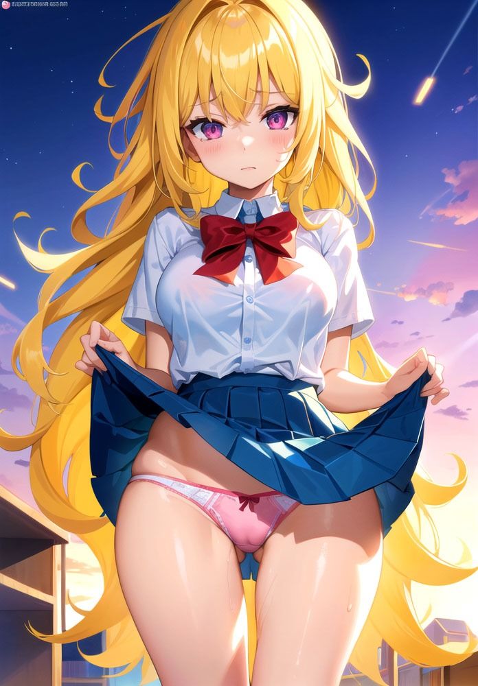 可愛すぎる女子スカートめくり サンプル3ページ目
