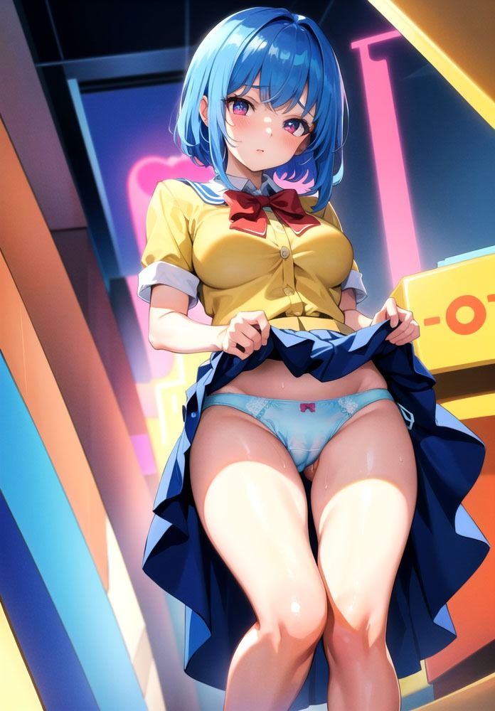 可愛すぎる女子スカートめくり サンプル4ページ目