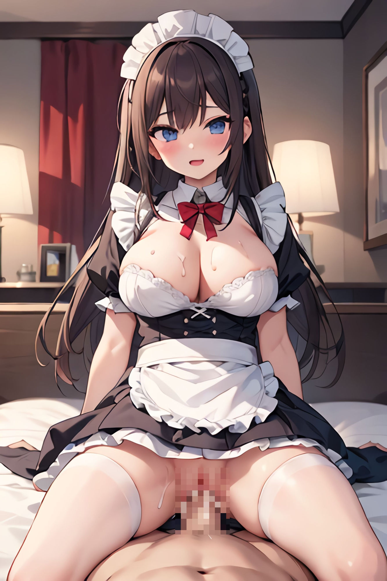 メイドさん、中出しご奉仕 サンプル2ページ目