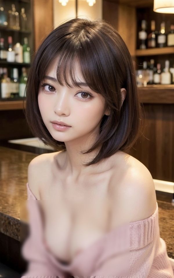 ノーブラでニットだけってドキドキするね Vol.1 サンプル2ページ目