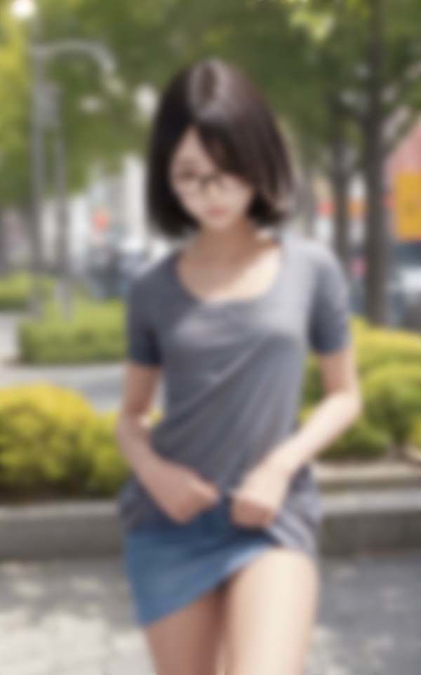 ドールが現実に！やりたい放題 貧乳ノーブラ街中で透ける乳首ポチッ サンプル3ページ目
