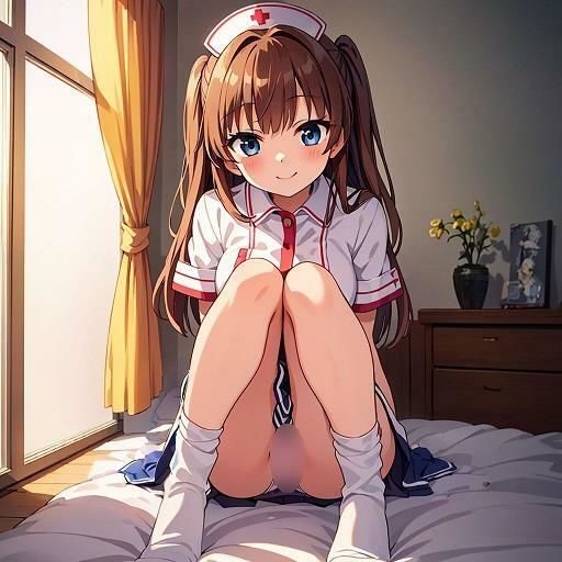 ナースの座りパンチラ サンプル1ページ目