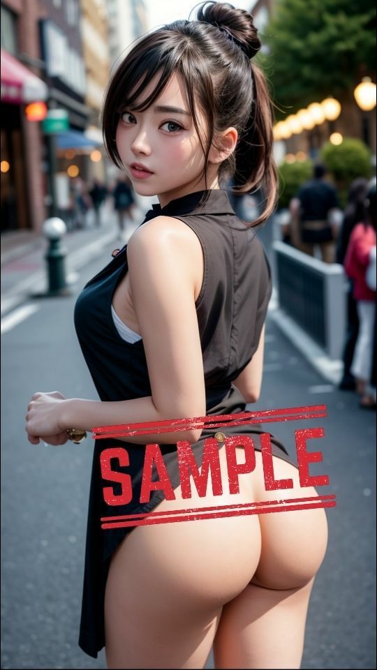 お尻LOVERに捧ぐ！『背中からストリートスナップ撮らせてください』 サンプル5ページ目